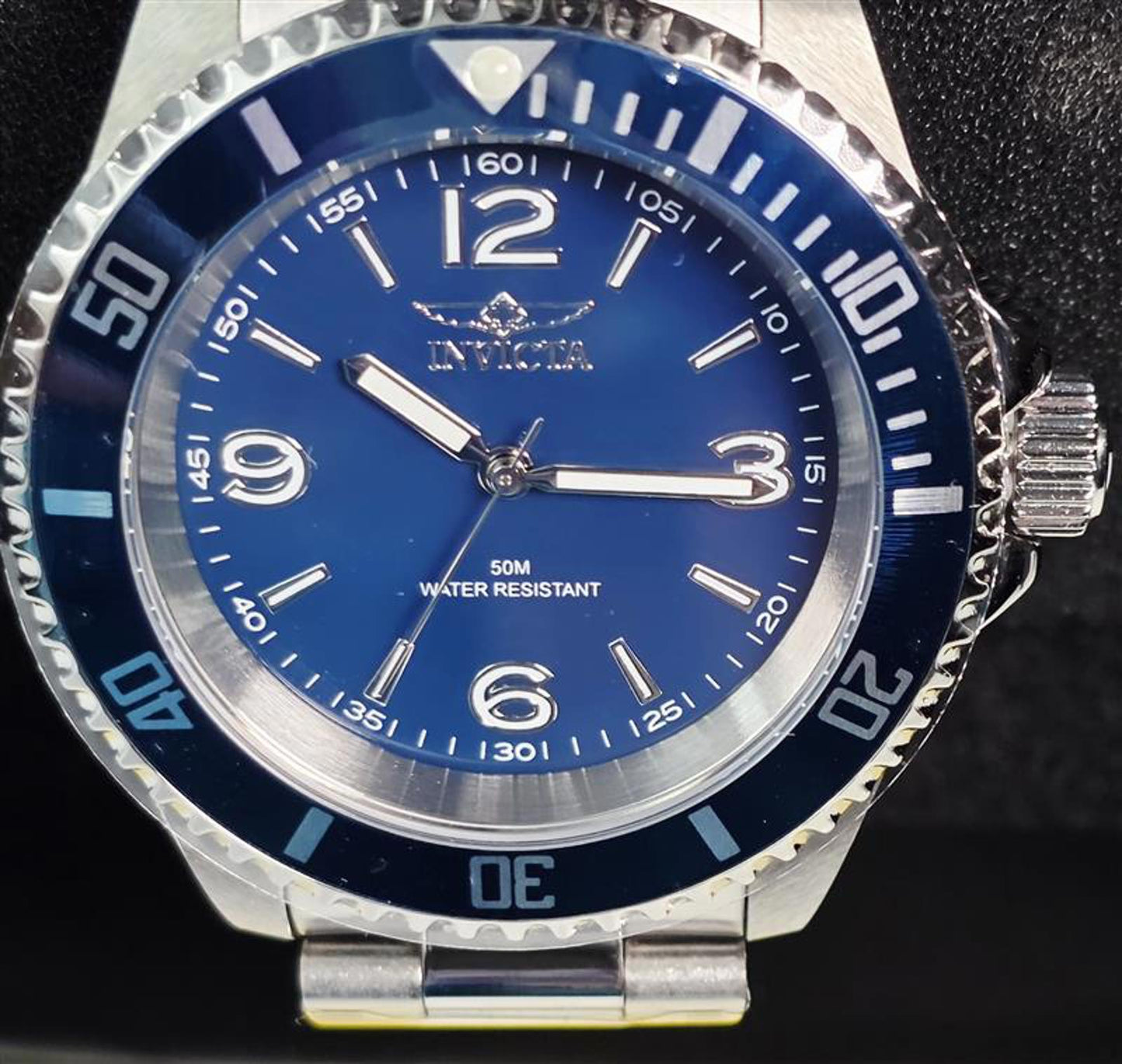 💙 Invicta Pro Diver Men’s Stainless Steel Watch – Blue Dial