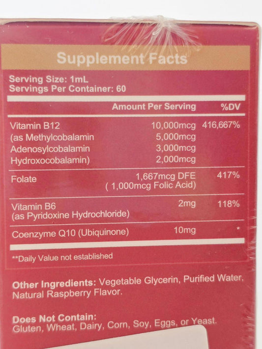 Methyl B12 + Folate Liquid Drops – Lukaree (60ml)