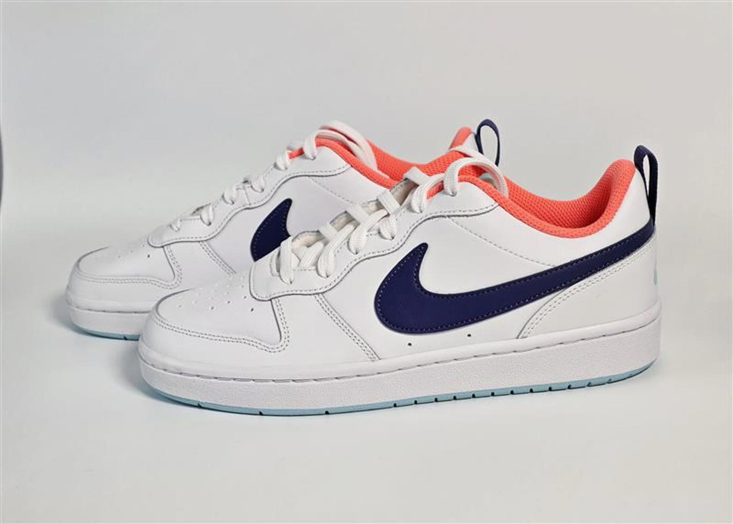👟 Nike Court Vision Low Next Nature – White/Navy/Crimson (Women’s 8.5)