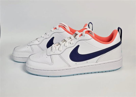 👟 Nike Court Vision Low Next Nature – White/Navy/Crimson (Women’s 8.5)