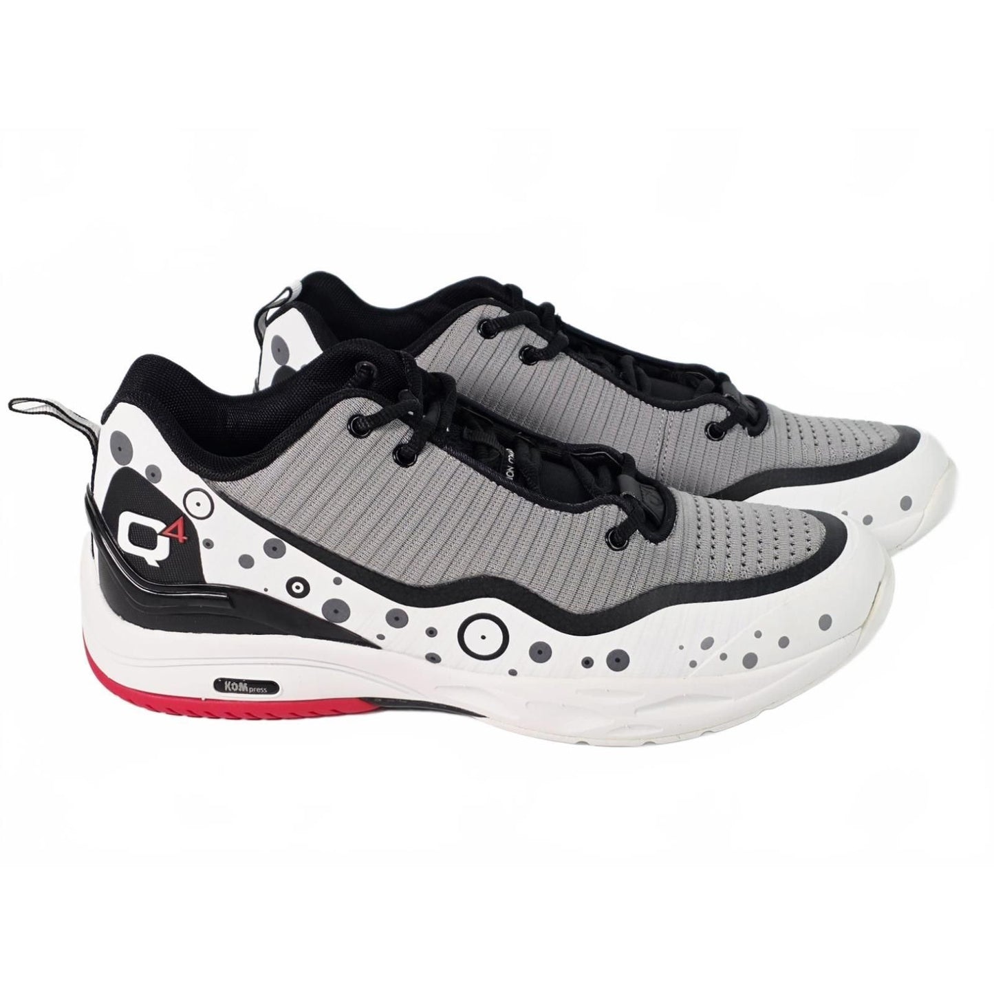 🏀 Q4 Sports Q4MB-012 “Bright White / Fiery Red” Basketball Shoes – Size 11