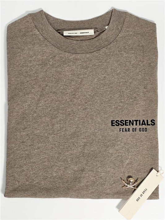 Fear of God Essentials T-Shirt – Heather Brown Size M