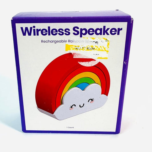 Rainbow Cloud Wireless Speaker Rechargeable Target Exclusive Mini Portable New