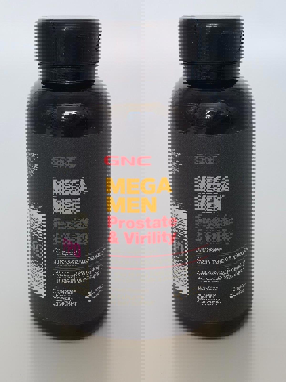 GNC Mega Men Prostate u0026 Virility – 90 Caplets