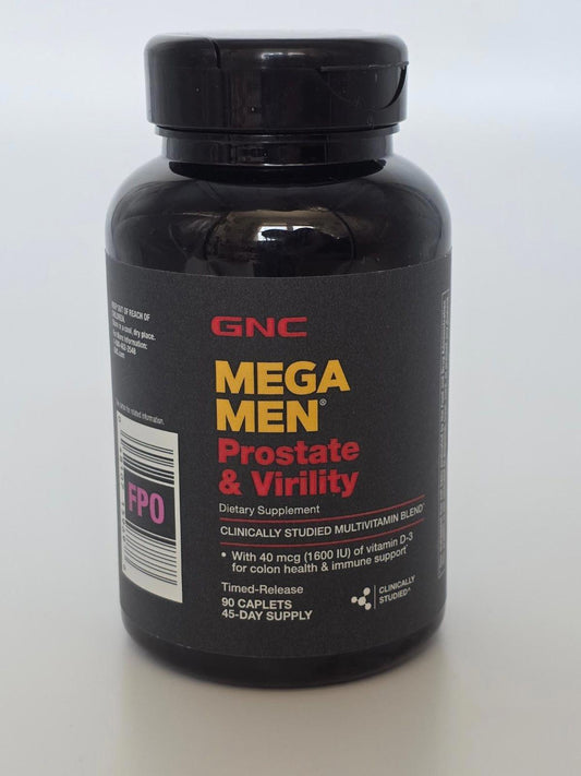 GNC Mega Men Prostate u0026 Virility – 90 Caplets