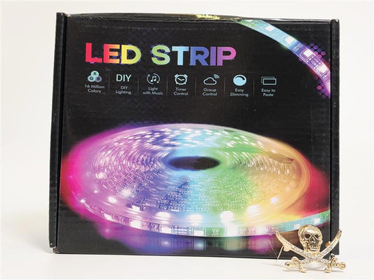RGB LED Strip Light Kit Music Sync Remote Open Box New