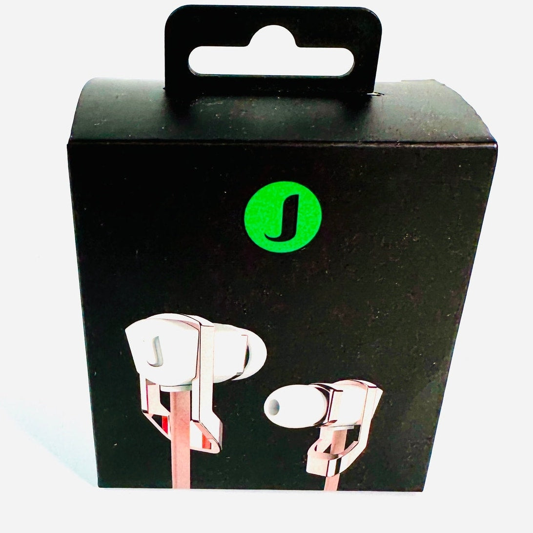 🎧 Jade J Jadebud Wired Earbuds with Microphone Rose Gold New