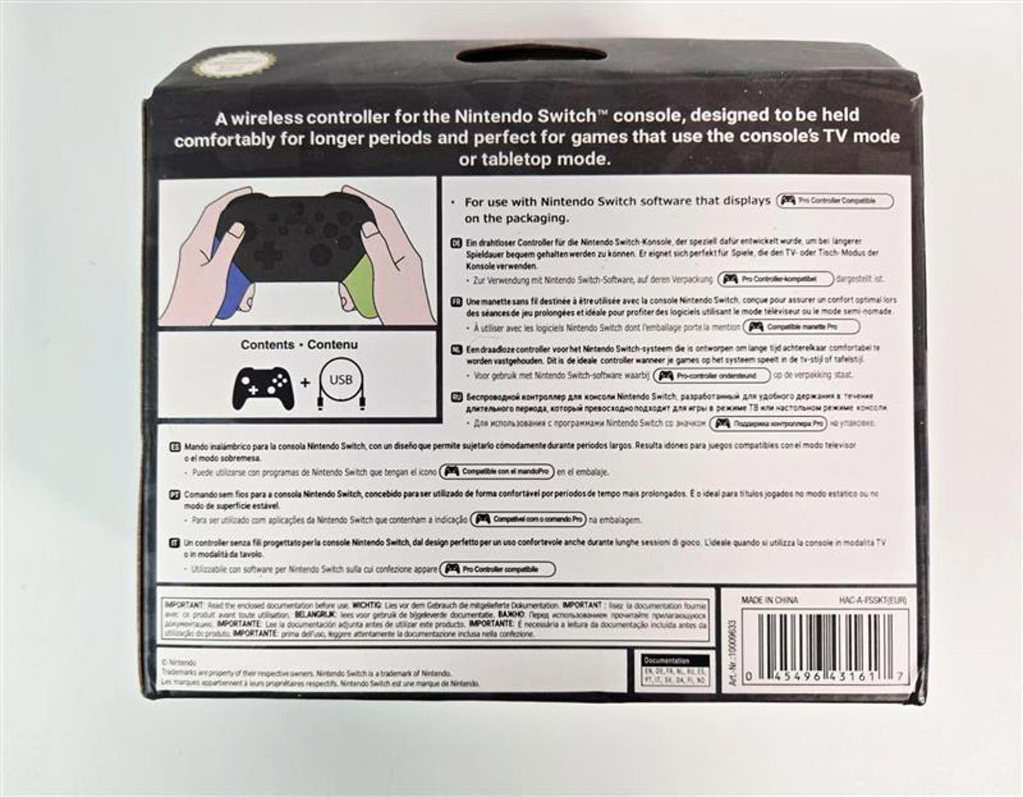 🎨 Nintendo Switch Pro Controller – Splatoon 3 Edition