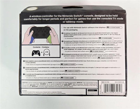 🎨 Nintendo Switch Pro Controller – Splatoon 3 Edition