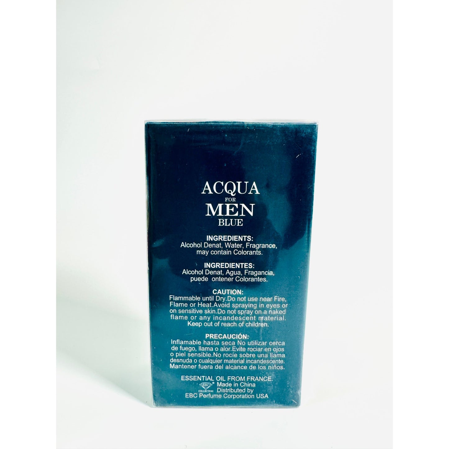 🌊 EBC Acqua For Men Blue Eau De Toilette 3.4oz NIB