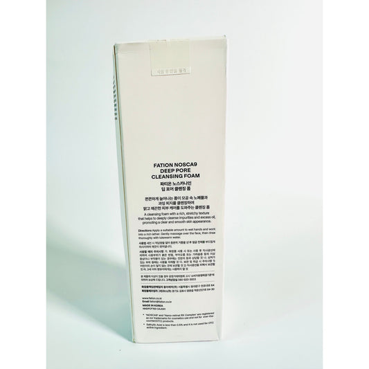 🦷 Fation Nosca9 Deep Pore Cleansing Foam 5.07oz New