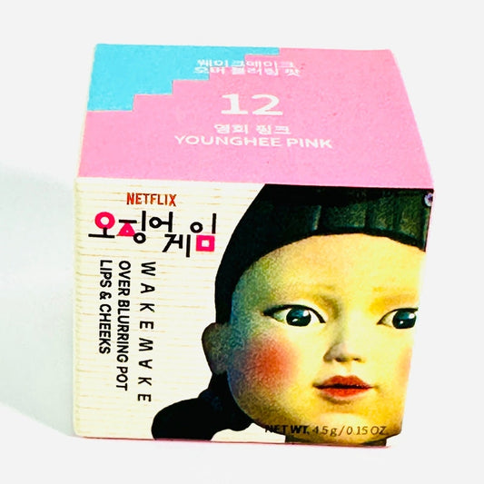 🦑 Wakemake x Squid Game Over Blurring Pot 12 Younghee Pink New