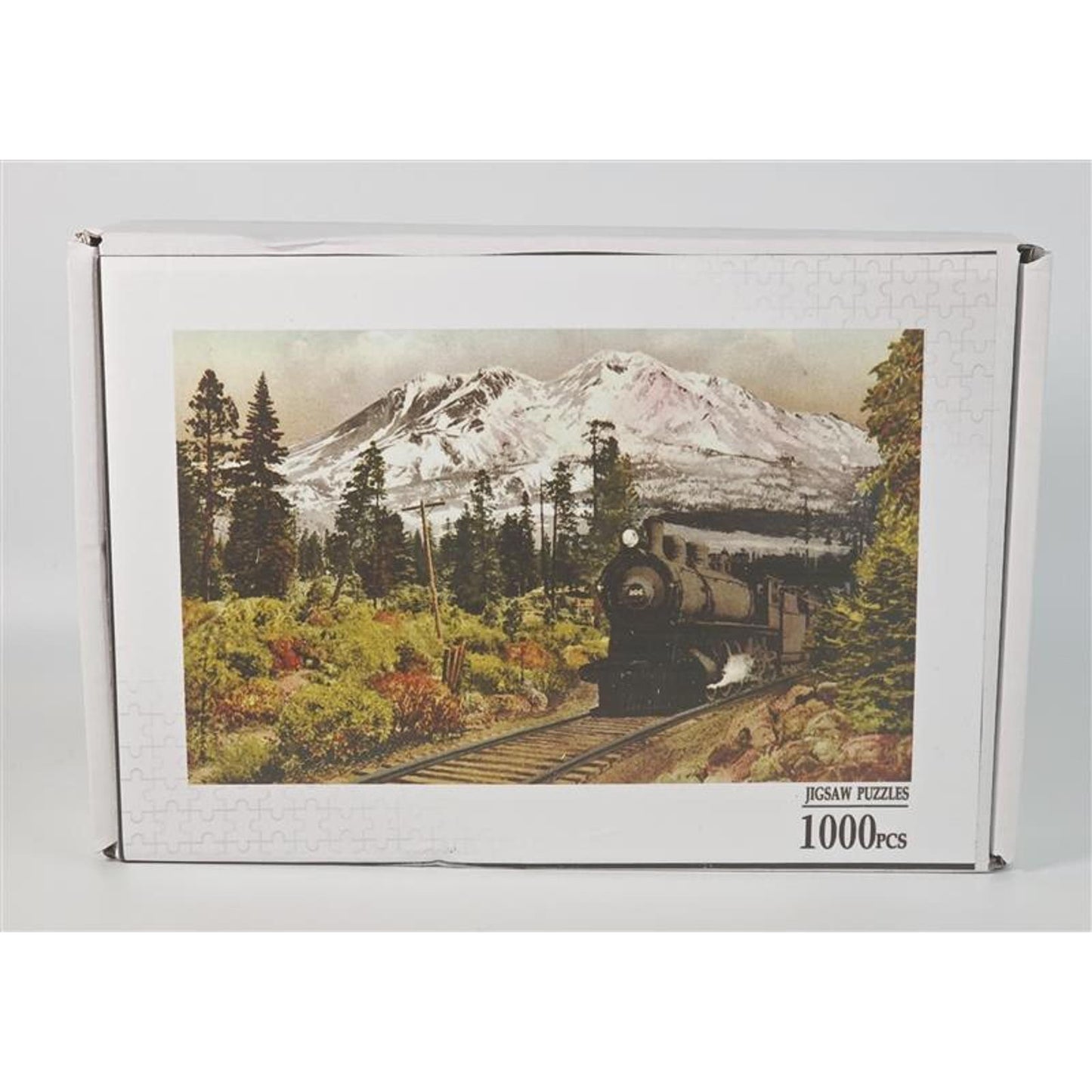 🚂 Vintage Steam Train Mountain Landscape Puzzle – 1000 Pieces (New)