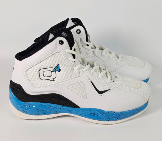 🏀 Q4 Sports Q4MB-002 “Bright White / Aster Blue” Basketball Shoes – Size 7.5