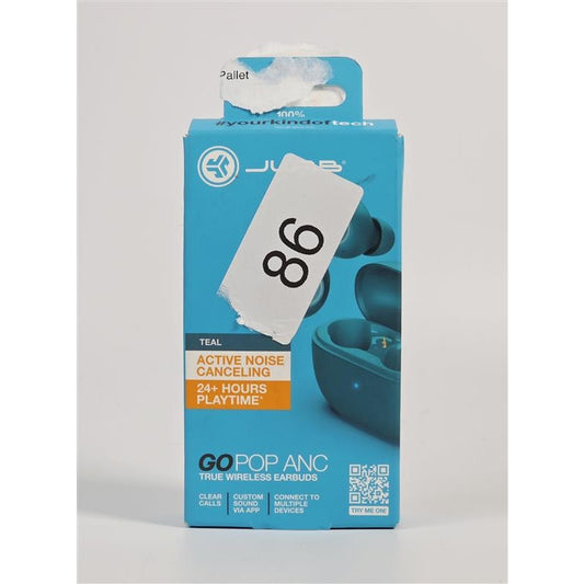 🎧🌊 JLab Go Pop ANC True Wireless Earbuds – Teal
