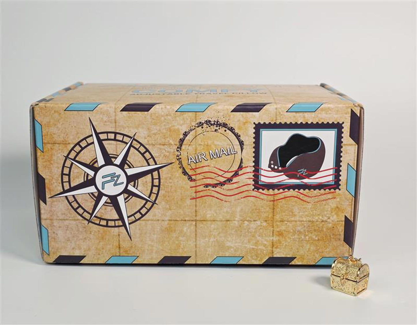 ✈️ Flow Zoom “Comfy” Adjustable Travel Pillow – Innovations for Travelers