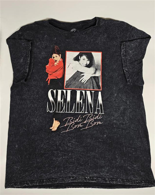 Selena Bidi Bidi Bom Bom Short Sleeve Vintage Style Tee – L New