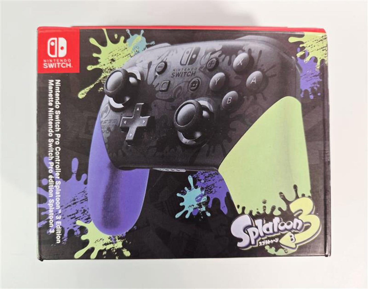 🎨 Nintendo Switch Pro Controller – Splatoon 3 Edition