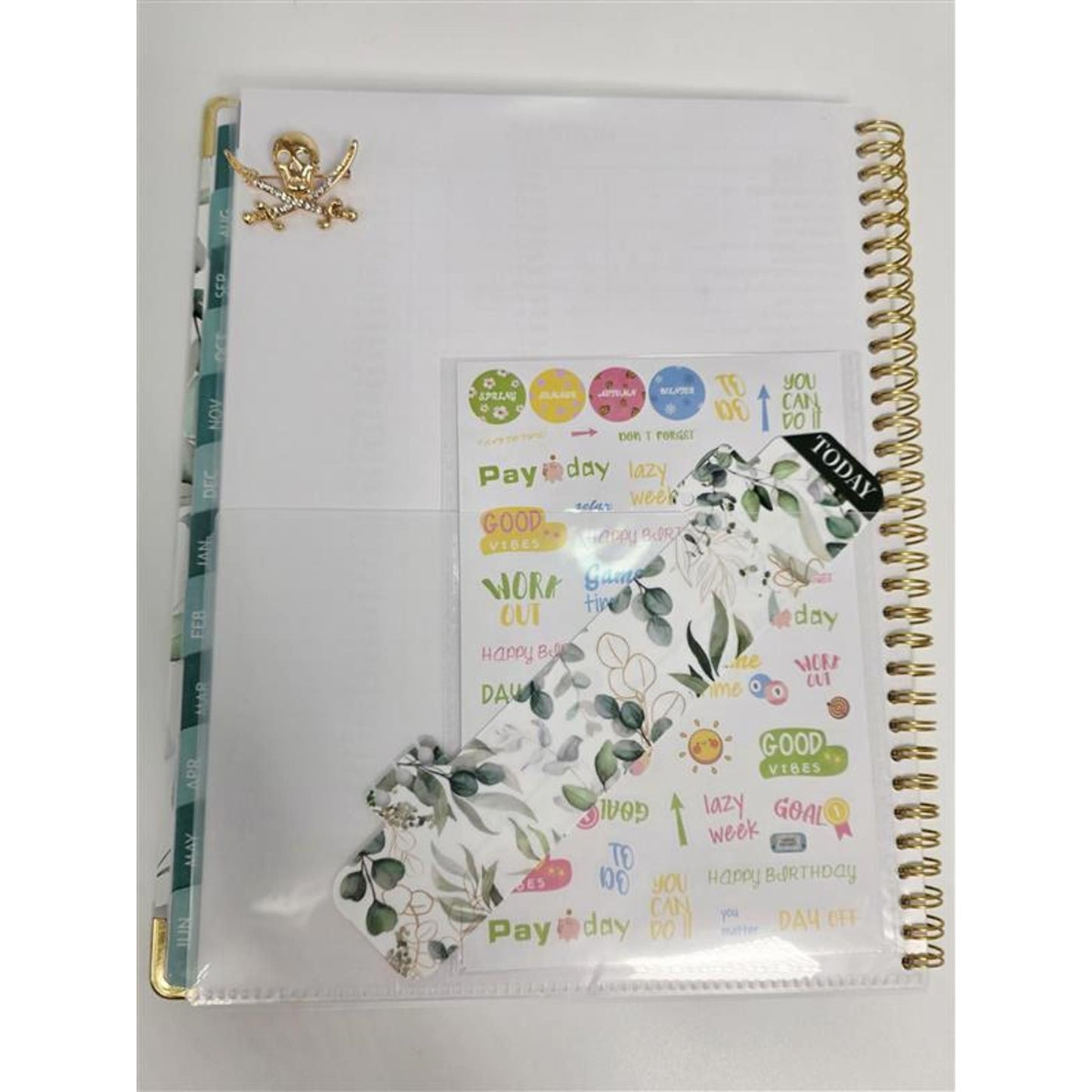 2025–2026 Planner – Weekly & Monthly Organizer with Stickers