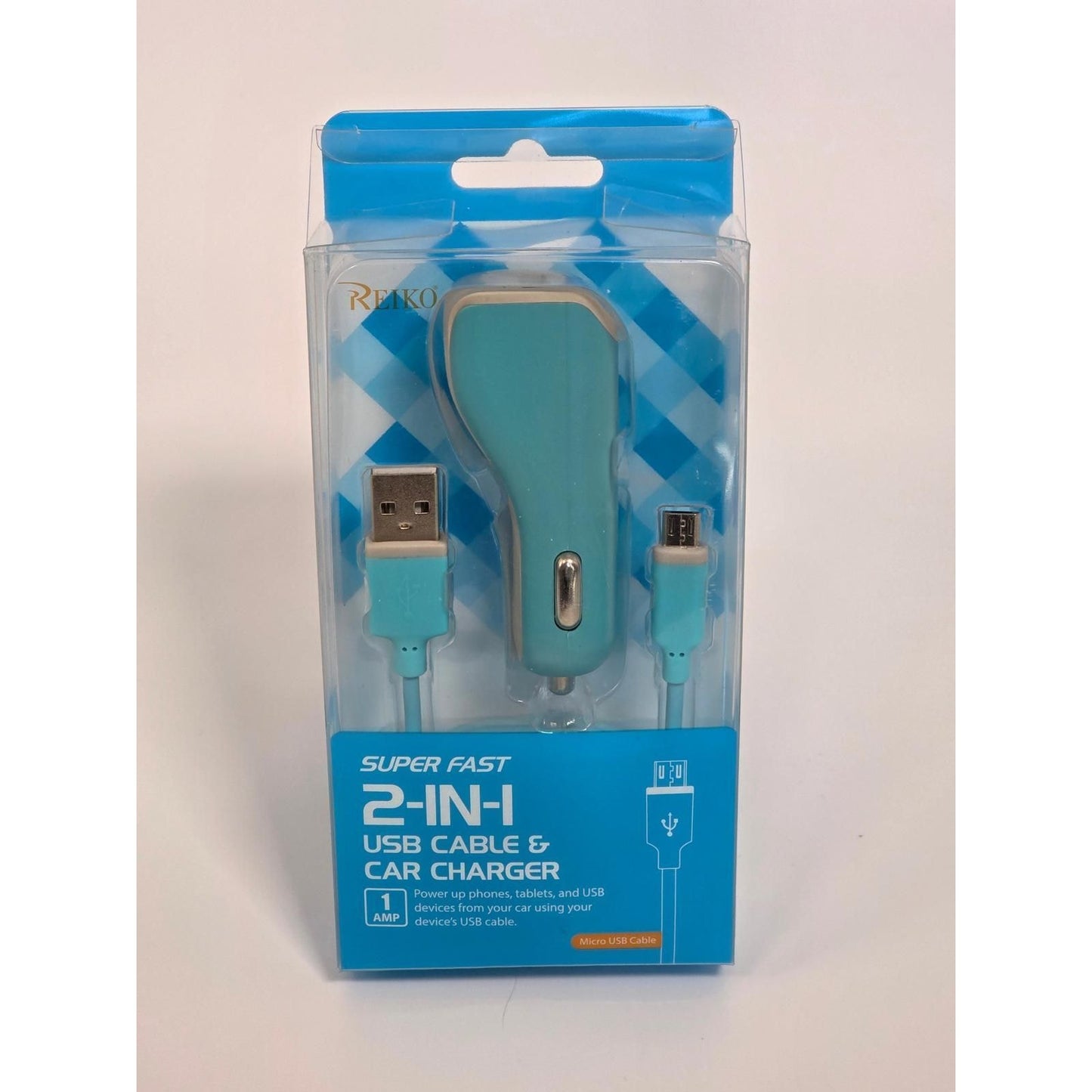 Reiko Super Fast 2-in-1 USB Cable & Car Charger (Micro-USB)