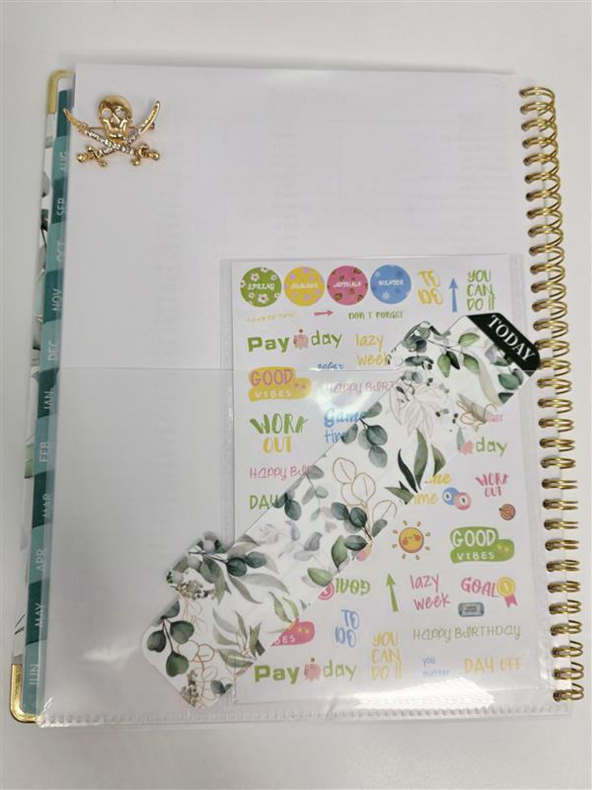 2025–2026 Planner – Weekly & Monthly Organizer with Stickers