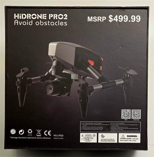 HiDrone Pro2 4K Obstacle Avoidance Drone with Camera