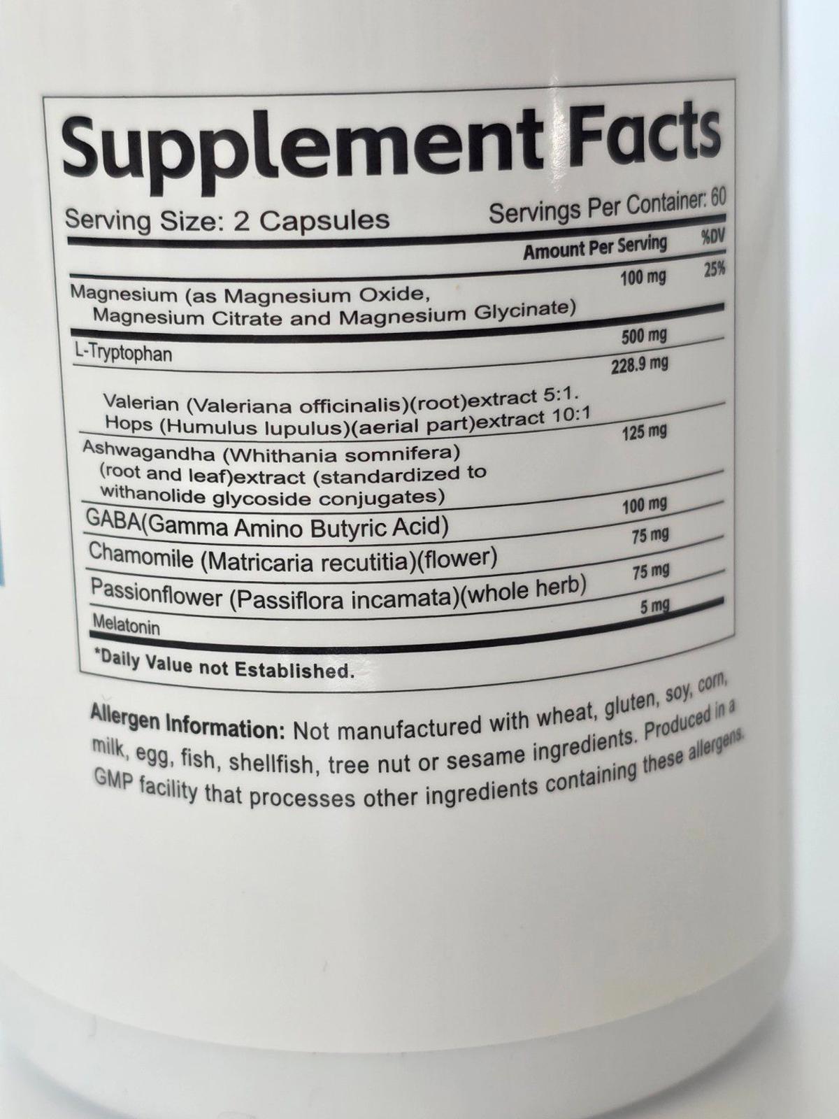 Sleep Support – Advanced Multi-Ingredient Formula (120 ct)