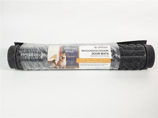 🐾 Hibaq Indoor & Outdoor Door Mat – Heavy Duty Non-Slip Floor Mat-Charcoal Gray