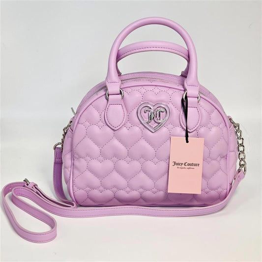 Juicy Couture Quilted Heart Bag – Pink Crossbody Purse