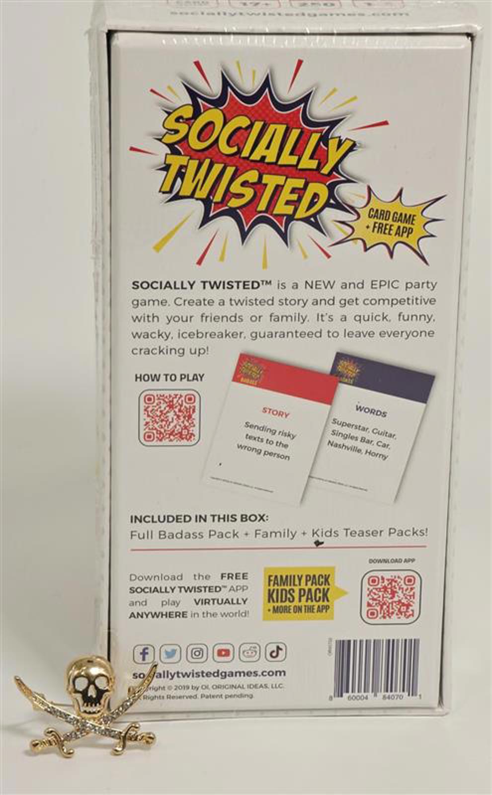 🎉 Socially Twisted Party Game – Card & App Combo (New Sealed)