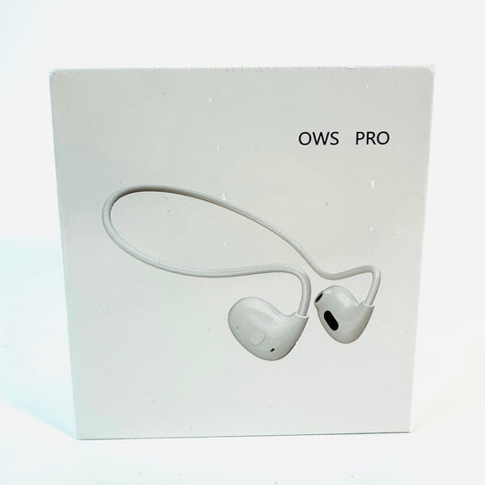 OWS PRO Open Ear Wireless Earbuds Bluetooth V5.3 Type C Charging VV4 White New