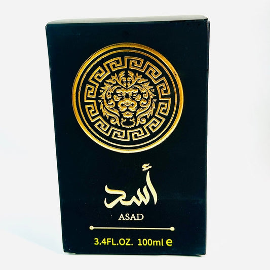 🦁 Asad EDP Natural Spray Cologne 3.4oz 100ml Lattafa New