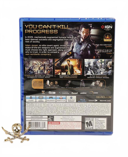 🎮 PS4 – Deus Ex: Mankind Divided (Day One Edition, New & Sealed)