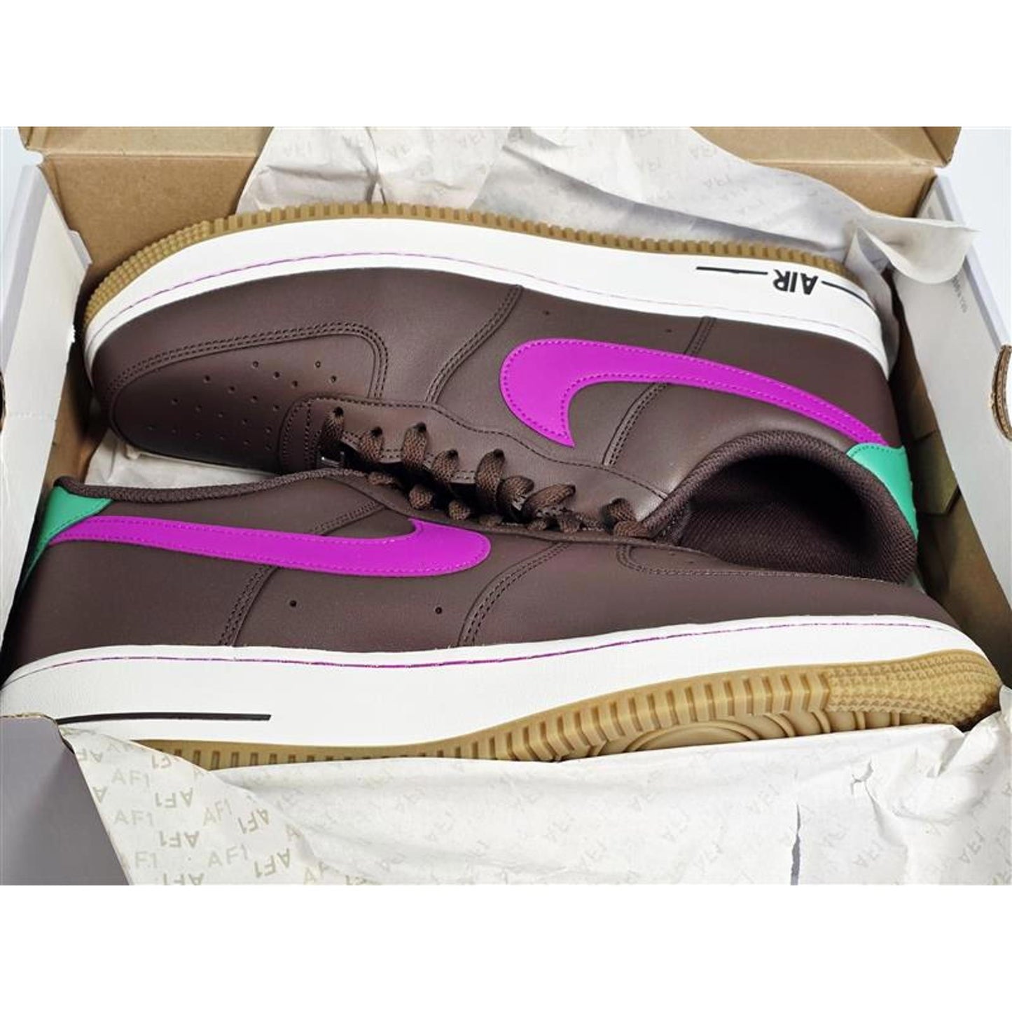 Nike AF1 Low “Willy Wonka” Brown/Purple/Green NIB (Poizon Authenticated)