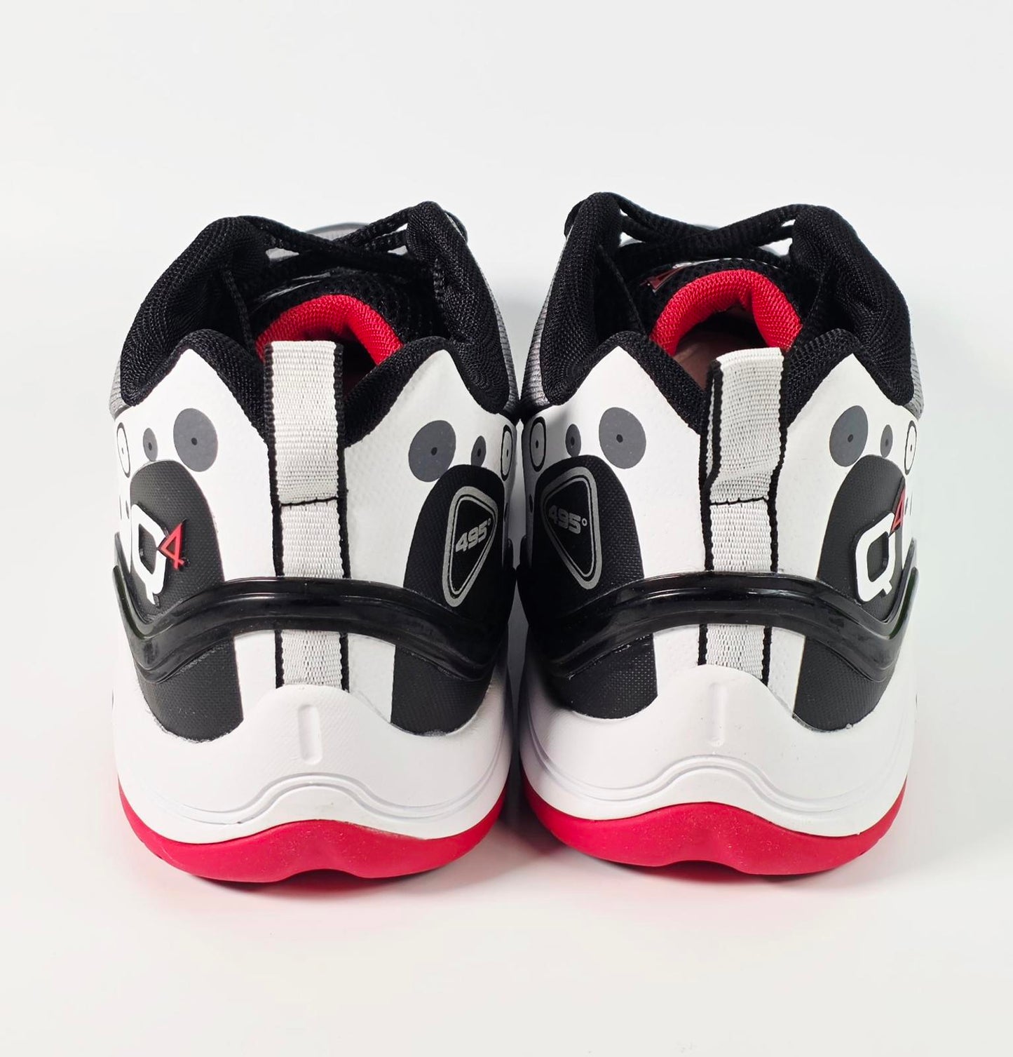 🏀 Q4 Sports Q4MB-012 “Bright White / Fiery Red” Basketball Shoes – Size 11