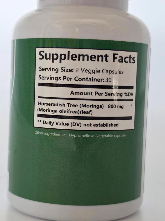 Zayman Moringa – 100% Pure, Max Potency Superfood 60 Cps