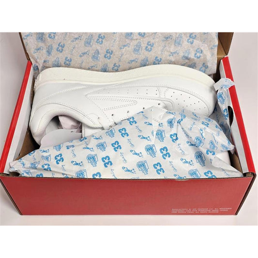 Patrick Ewing 33 Rebound Low White Sneakers Size 9.5