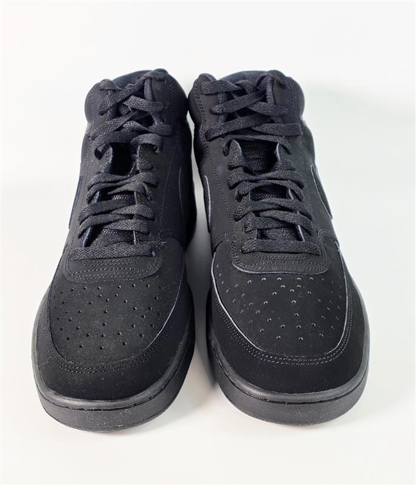 🖤 Nike Court Vision Mid Sneakers – Triple Black M11.5, POIZON Authenticated-New