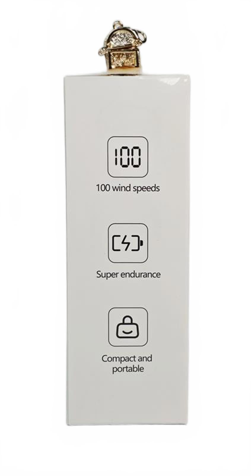 💨 Wuji Handheld Fan – Model DS1013 (100-Speed Adjustable)