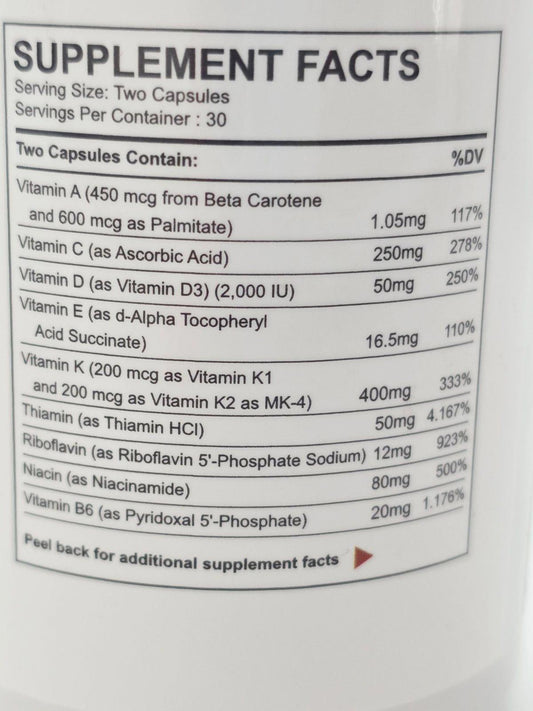 Basic Nutrients 2/Day – Daily Multivitamin (60 ct)