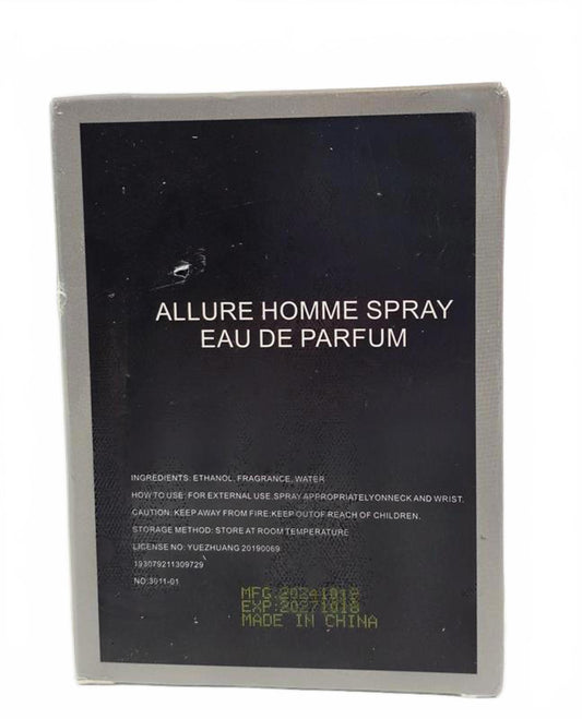 🖤 VYG Fragrances – Allure Homme Eau de Toilette (100 ml / 3.4 fl oz)