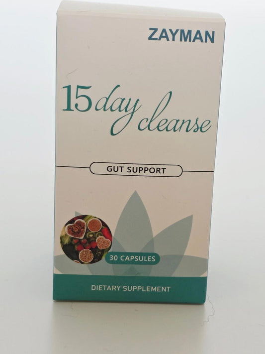 Zayman 15-Day Cleanse – Herbal Bloat u0026 Digestive Reset (30 ct)
