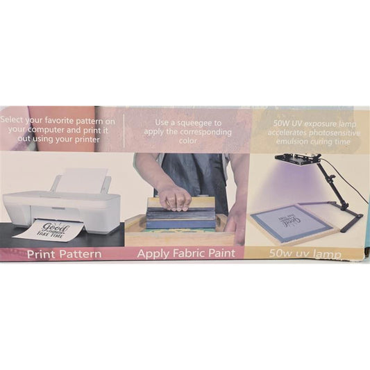 🎨 Ecoöfor Screen Printing Kit – DIY T-Shirt & Bag Maker (New, Sealed)