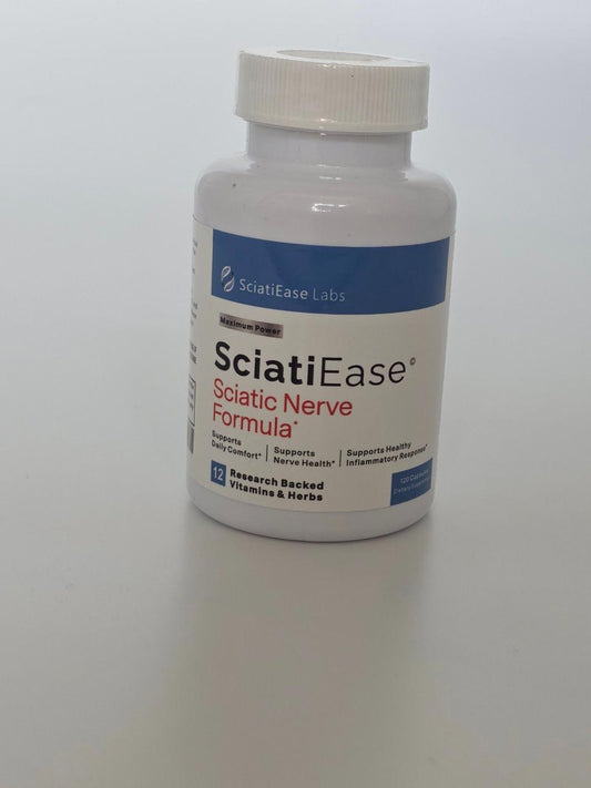 SciatiEase Sciatic Nerve Formula – Nerve Health u0026 Inflammation Support (120 Capsules)