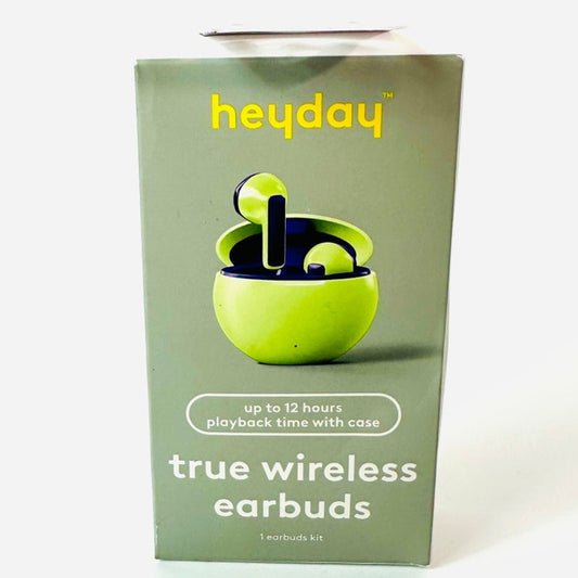 Heyday True Wireless Earbuds Neon Green Bluetooth Headphones Target New