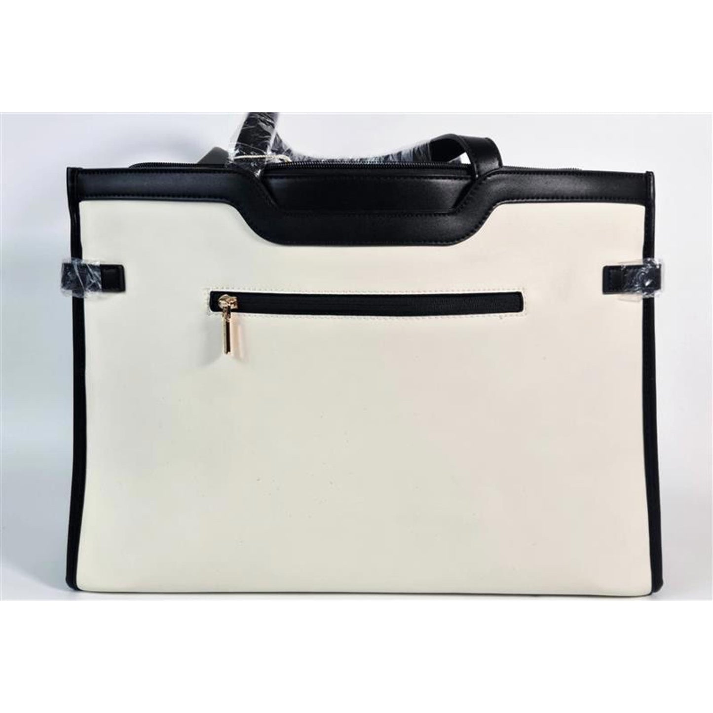 🖤 Black & Cream Professional Tote / Laptop Bag (New)