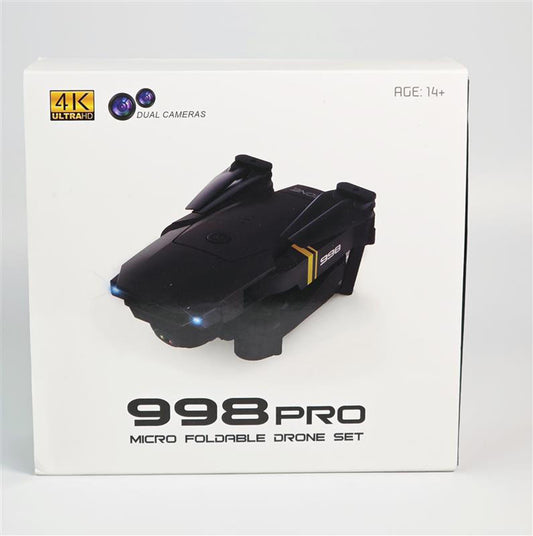 🚁 998 Pro 4K Dual Camera Foldable Drone Set