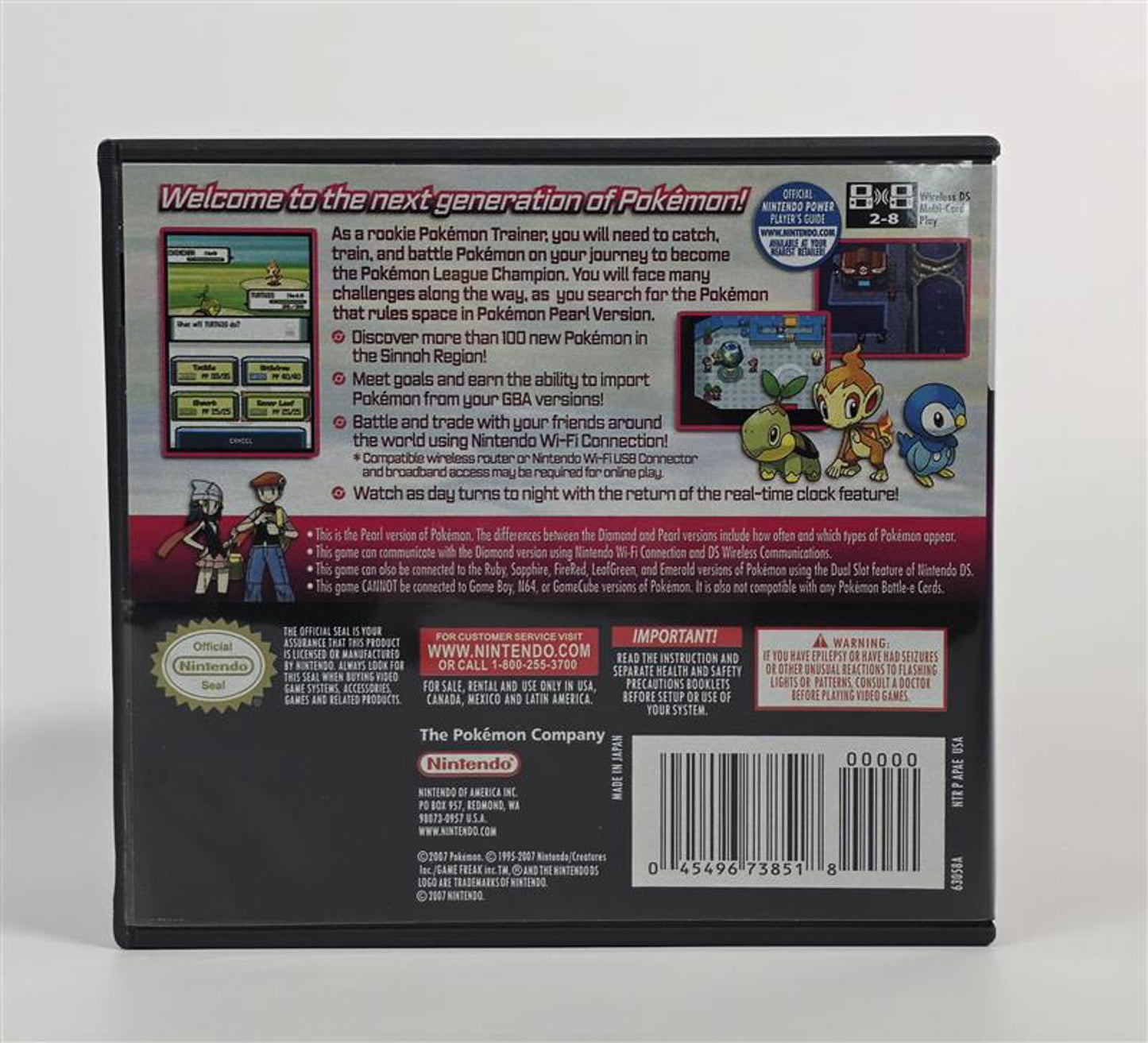 Pokémon Pearl Version (Nintendo DS)