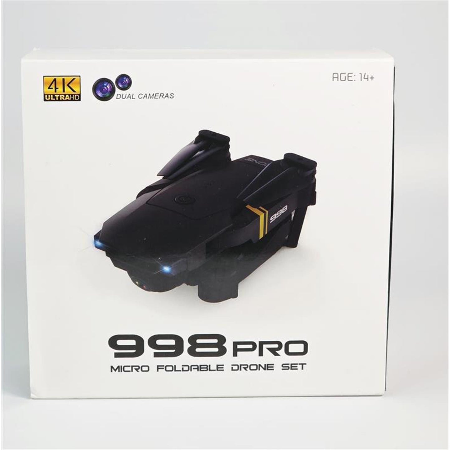 🚁 998 Pro 4K Dual Camera Foldable Drone Set