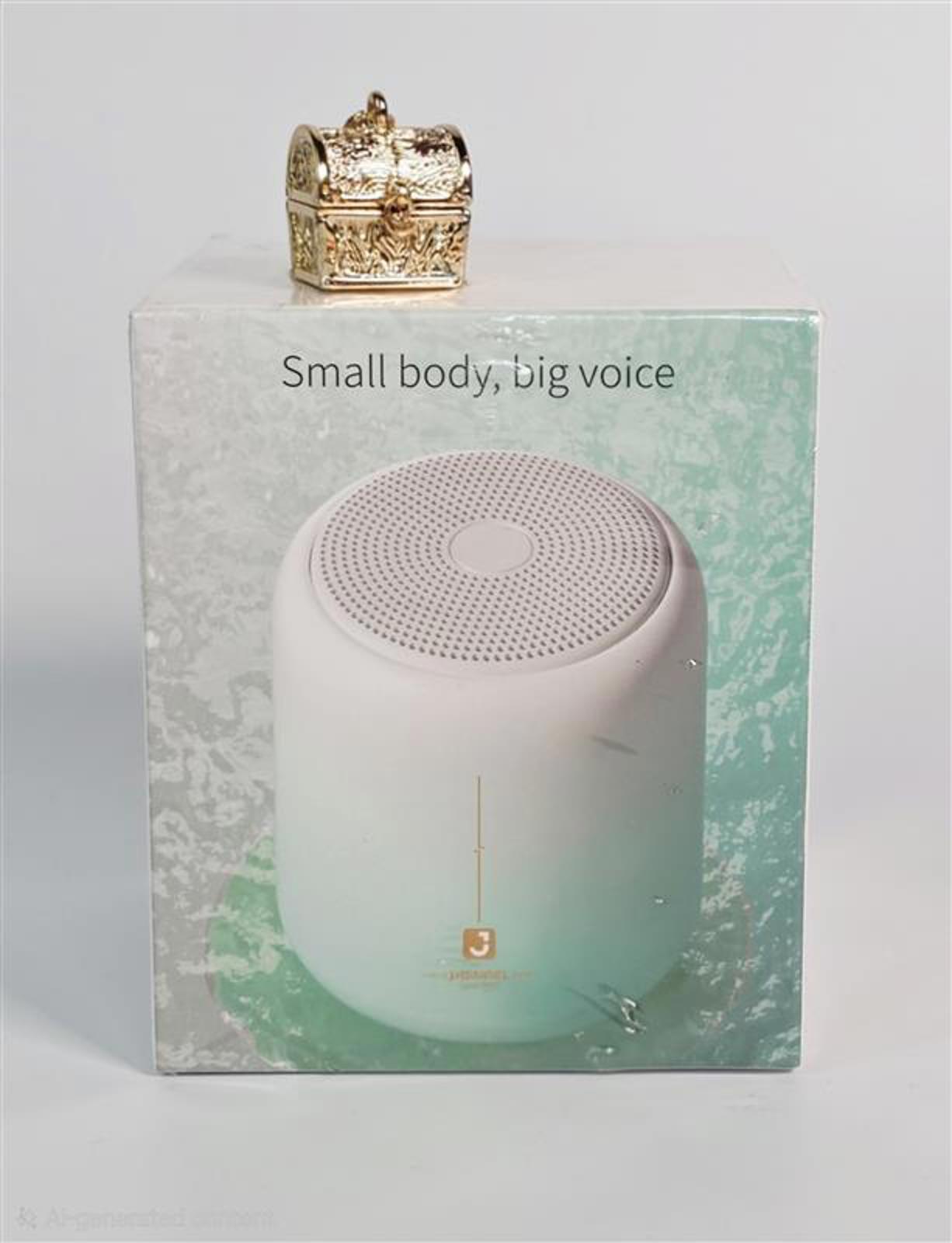 🔊 Portable Gradient Bluetooth Speaker – “Small Body, Big Voice” Edition